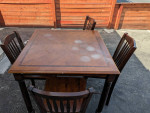 Table and chairs