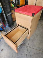 Red Top File cabinet / end table