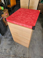 Red Top File cabinet / end table