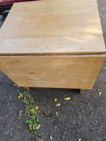 Romanian Teak Folding Dining Table