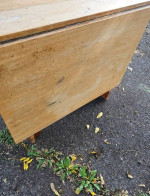 Romanian Teak Folding Dining Table
