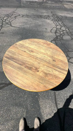 Beautiful Round Bamboo  Rattan 42” Dining Room Table