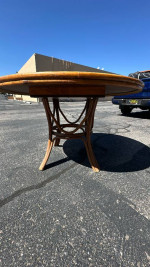 Beautiful Round Bamboo  Rattan 42” Dining Room Table