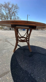 Beautiful Round Bamboo  Rattan 42” Dining Room Table