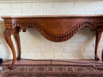 Century Console Entry Table with Marble Top