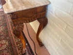 Century Console Entry Table with Marble Top