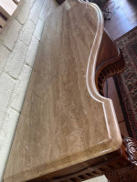 Century Console Entry Table with Marble Top