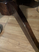 Sturdy wood dining table (sm-med)