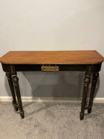 Antique Vintage Console Sofa Hallway Serving Table Credenza TV Stand