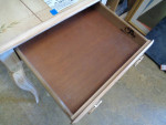 Henredon Wood Rose Colored End Table