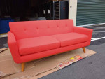 NEW Modway Mid-Century Modern Apartment Sofa - Atomic Red