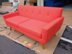 NEW Modway Mid-Century Modern Apartment Sofa - Atomic Red