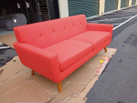 NEW Modway Mid-Century Modern Apartment Sofa - Atomic Red