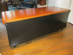 Chest/Coffee table with Walnut top.