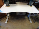 White Gaming Desk|Table with Power