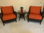 Outdoor Patio Set - 2 Chairs with Table