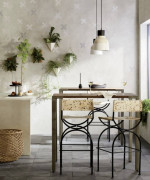 CB2 High Dining Table Set