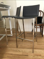 CB2 High Dining Table Set