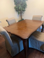 Pier 1 Imports dining table and 4 chairs from HomeGoods