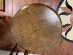 Round Wood Side Table