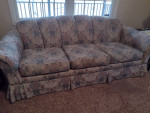 Floral couch sofa