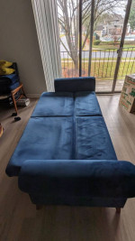 MCM Velvet sofa bed couch