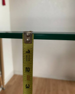 IKEA Glass Top Desk Table
