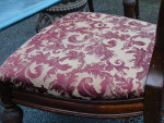 Elegant Formal Beveled Glass Top Dining Table & Chairs