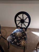 table and four chairs
