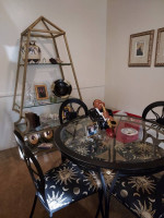 table and four chairs