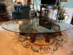Gorgeous Burlwood coffee table
