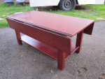 Solid Wood Drop Leaf Coffee Table
