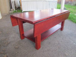 Solid Wood Drop Leaf Coffee Table