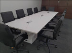 Tuxedo Conference Table No Chairs   Also Come in Black  / White / Grey
