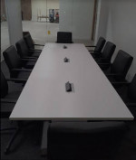 Tuxedo Conference Table No Chairs   Also Come in Black  / White / Grey