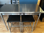 Stainless steel table