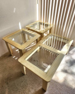 90's Coffe table set (3 piece)