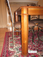 Extendable Dining Table set with 6 chairs