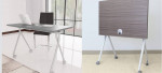 36"Lx24"D Foldable Training Table