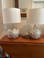 Savavieh "Nikki" Capiz Shell Table Lamps Pair