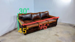 Restoration Hardware Original Lancaster Sofa Couch Luxe Depth