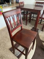 Dining table and chairs