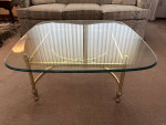 Maitland-Smith Glass Coffee Table