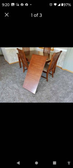 4 chair dining table
