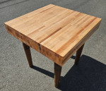 Solid Oak Butcher Block Table