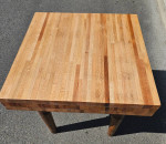 Solid Oak Butcher Block Table
