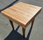Solid Oak Butcher Block Table