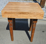 Solid Oak Butcher Block Table