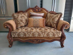 ACME Elegant French Provincial/Victorian Loveseat Sofa
