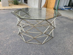 Just Reduced! Model Home Furniture- Modern Glass Top Cocktail Table